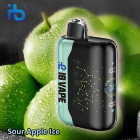 elektronske cigarete s 35.000 šlukova - Kisela Jabuka Led | Osježavajući Kiselo-Slatki Okus